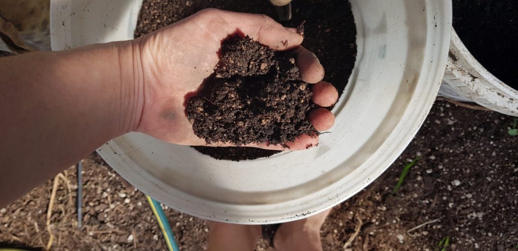homemade potting mix